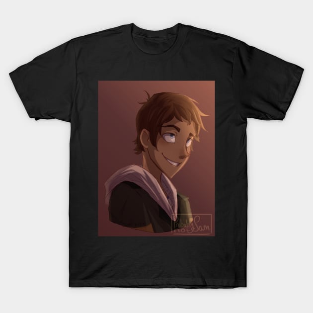 Lance Smiles McClain T-Shirt by Probablynotsam